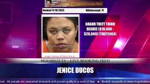 Mugshot TV - Live Arrest Booking Video Stream