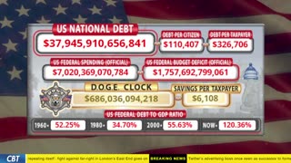 DOGE Clock Live: US Debt Tracker, DOGE Savings & Breaking News