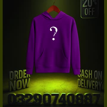 Raheech Official '?' Hoodie – The Mystery Wear | Limited Edition | Free Shipping + COD Pakistan
