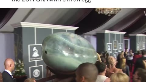 Throwback to when Lady Gaga arrived at the 2011 GRAMMYs in an egg