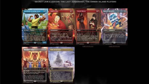 Avatar mtg Secret lair spoilers 11/4