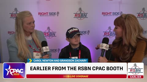 WATCH: Carol Newton and Zachary's Full Interview with RSBN's Christina Loren at CPAC 2025 2/20/25