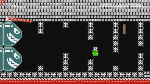 mario maker 2 expert no skips at least. one. more. time