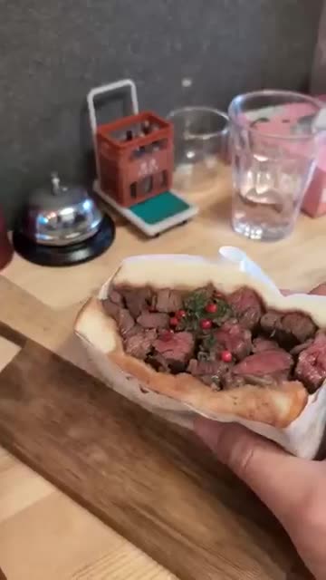 Japan’s Viral Massive Steak Sandwich 🥩🔥 | Dekasan in Osaka Japan 🇯🇵