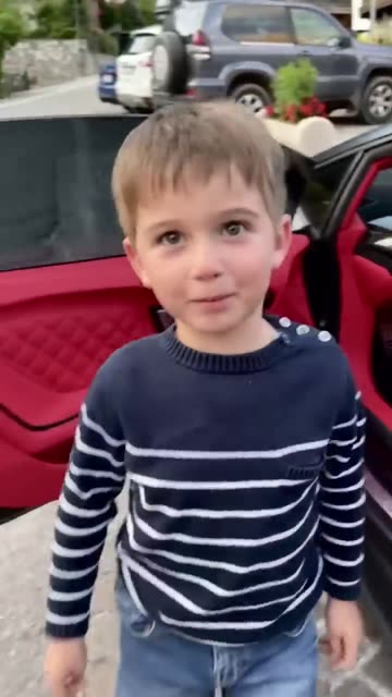 Children's eyes describe that pure happiness