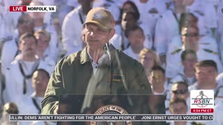 WATCH: Secretary of War Pete Hegseth Delivers Remarks at Naval Station Norfolk - 10/5/25