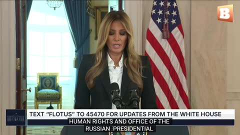 Enable LIVE: First Lady Melania Trump Makes Announcement...