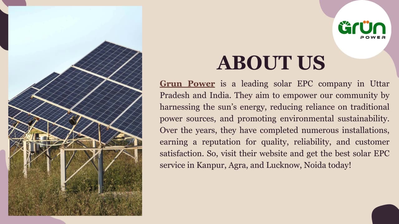 Harnessing the Sun: Best Rooftop Solar Company in Kanpur