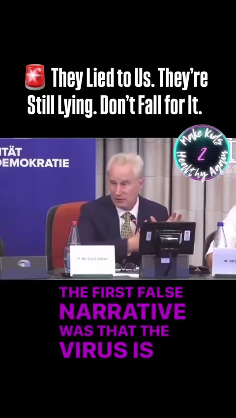 Dr. McCullough on ALL of the 3 Covid False Manipulation Narratives