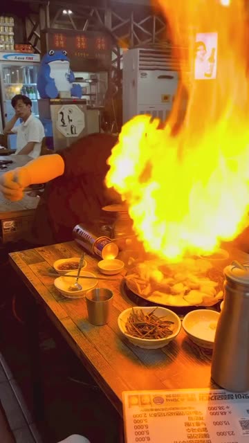 South Korea A cool serving dish at a restaurant in Seoul.