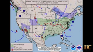 National Weather Forecast (November 21, 2025)