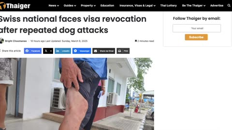 Master GongSun Taoism - Taoism Applied to the News - Visa revocation after repeated dog attacks