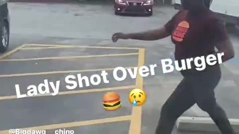 Lady shot over burger, diversity is our strength