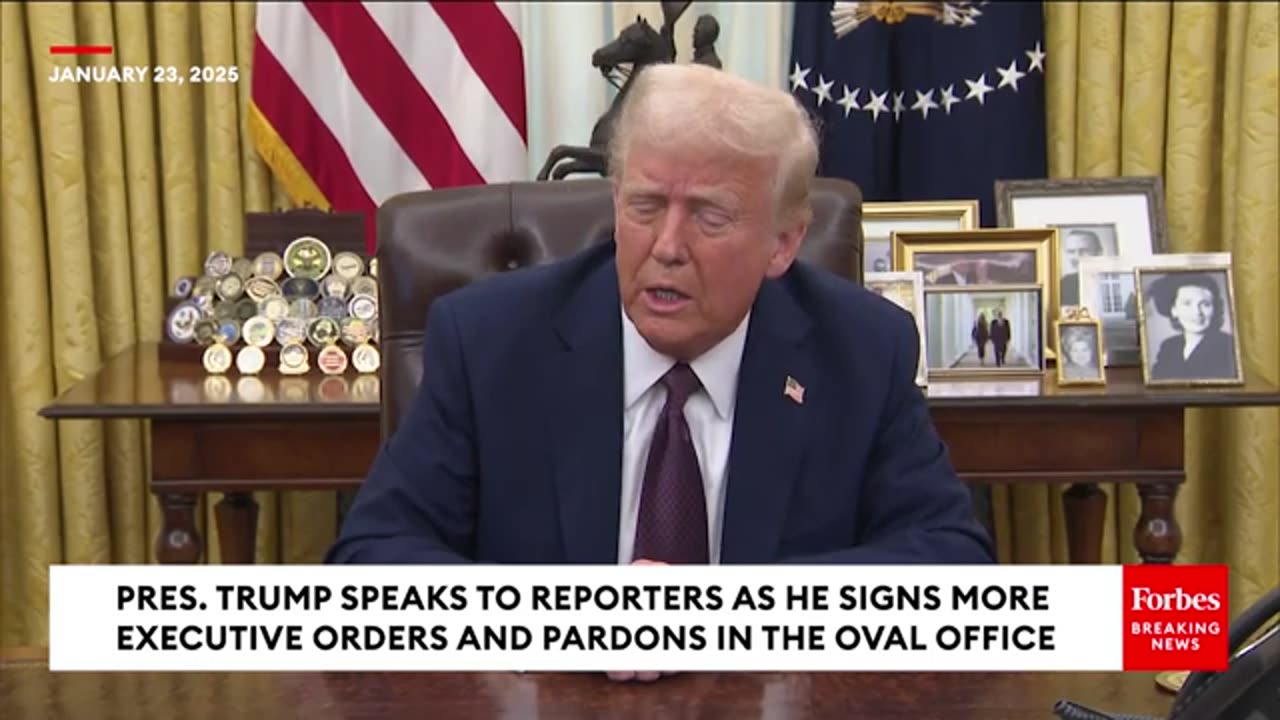 BREAKING NEWS: Trump Signs Multiple New Executive Orders While Taking Questions From The Press