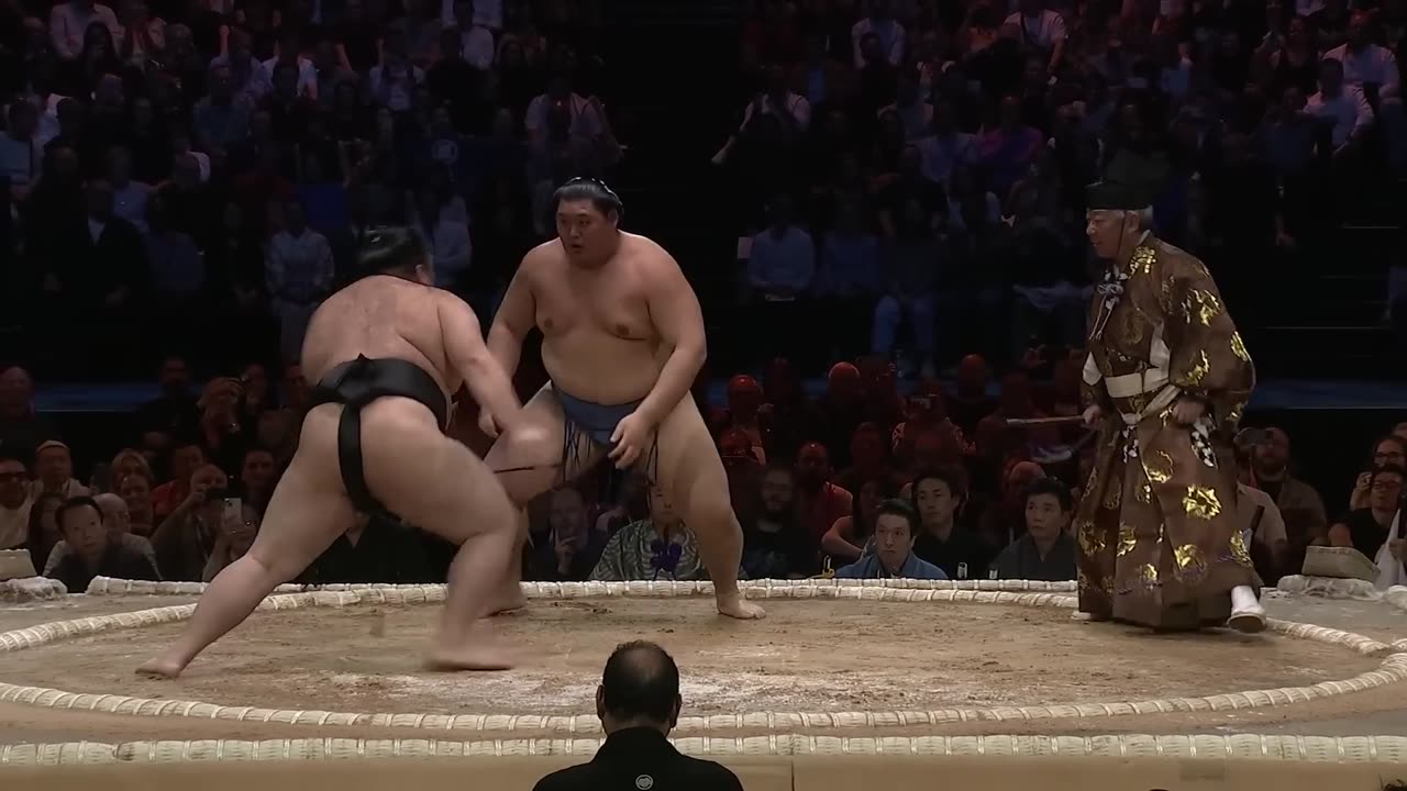 Day two of the Grand Sumo Tournament at the Royal Albert Hall