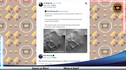 Square Structure on Mars? - TTG News - February 05, 2025