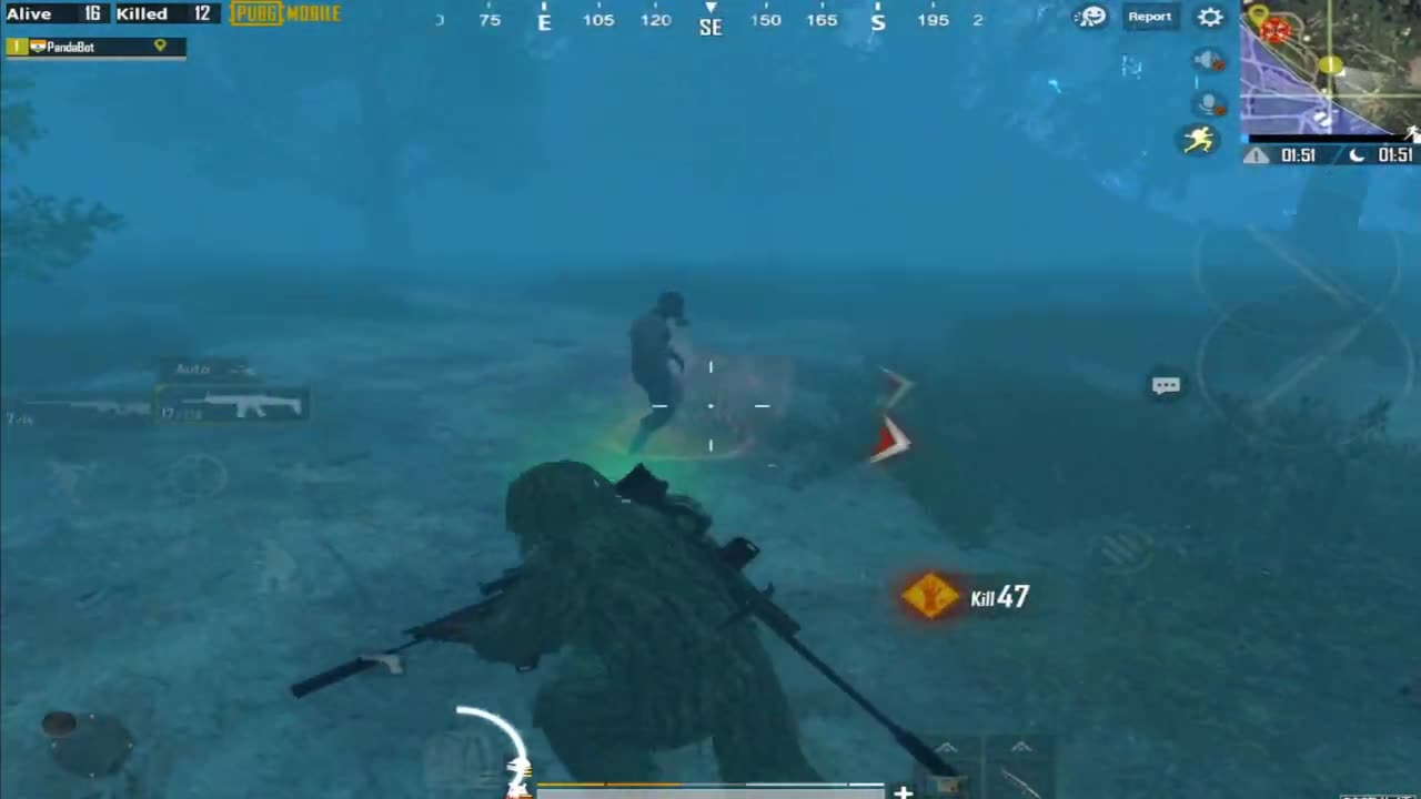 ZOMBIE MODE GAMEPLAY_ _ NEW WEAPONS FLAMETHROWER _ M134 _ PUBG Mobile