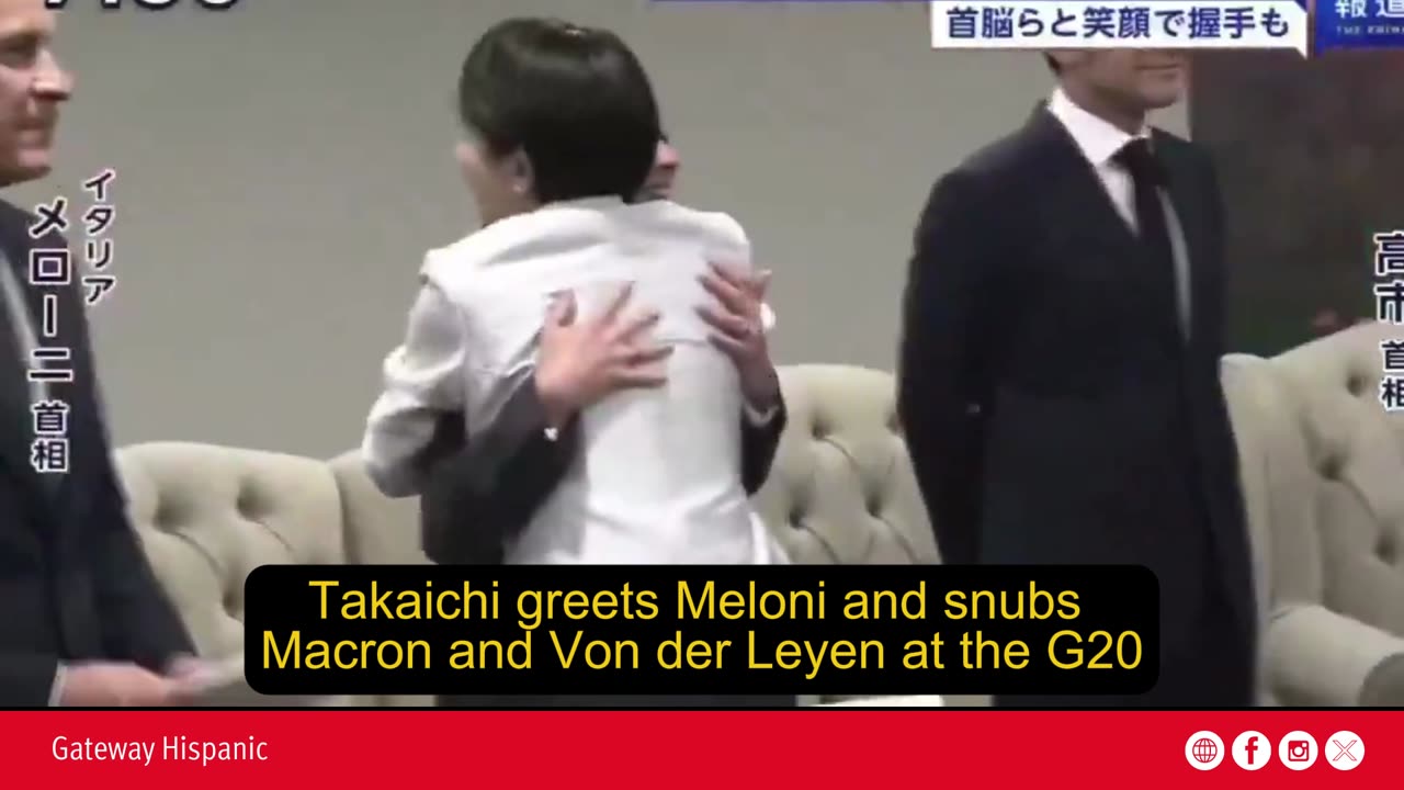 Sanae Takaichi Creates Distance at the G20: Greets Meloni While Avoiding Macron and Von der Leyen