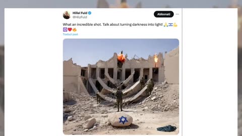 Fact Check: FAKE Photo Shows Israeli Soldiers In Front Of Gaza Ruins Forming A Hanukkah Menorah