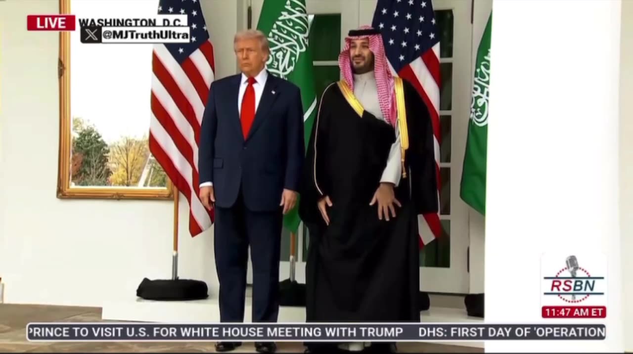 Trump and Bin Salman are besties