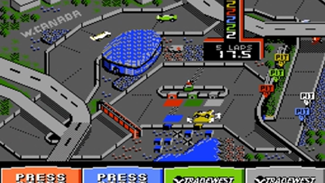(NES)Danny Sullivan's Indy Heat