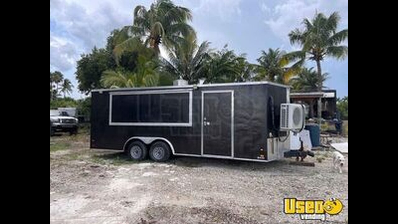Like New - 24' Kitchen Food Concession Trailer with Pro-Fire Suppression for Sale in Florida!