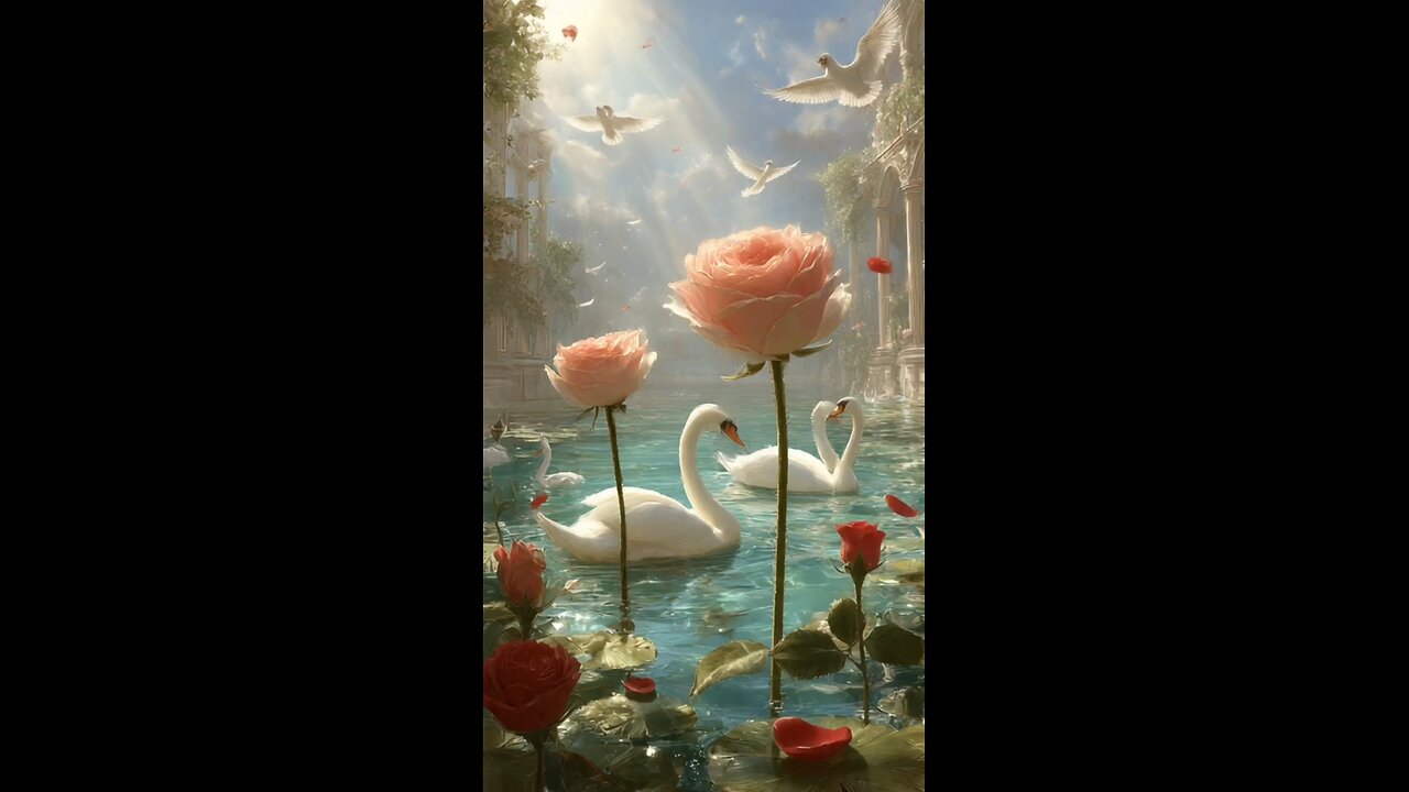 enjoy two flowers talking about their beauty.