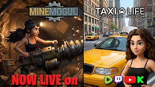 🔴 [FR/ENG] Taxi Life🚕 then MineMogul Again💜 Dec RCP #10