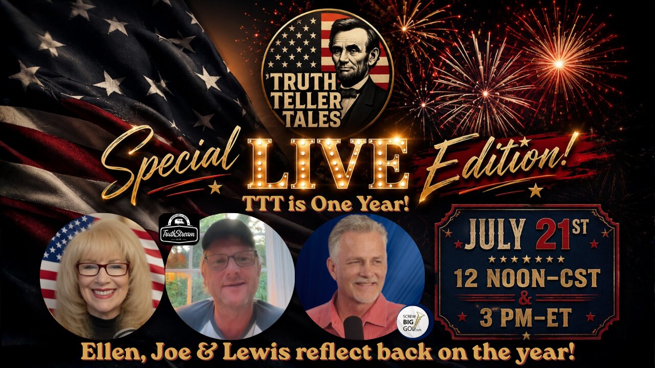 Special LIVE Edition!! TTT is One Year! w/ Joe Rosati & Lewis Herms!! JOIN US!!