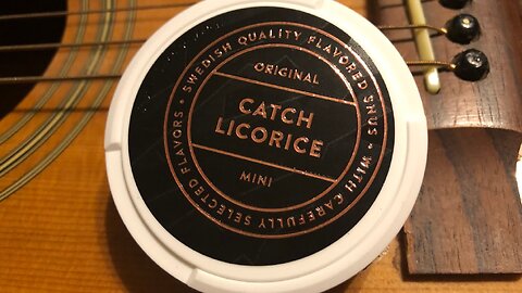 Catch Licorice Original Portion Mini Snus Review