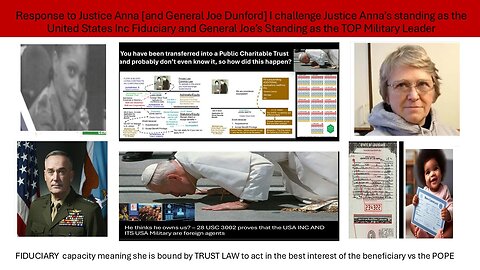 JUST ANSWER THE QUESTION JUSTICE ANNA DO YOU WORK FOR THE POPE OR NOT AND WHAT IS YOUR NATIONALITY