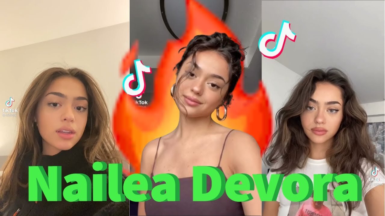 Nailea Devora being Wholesome and Beautiful for TikTok