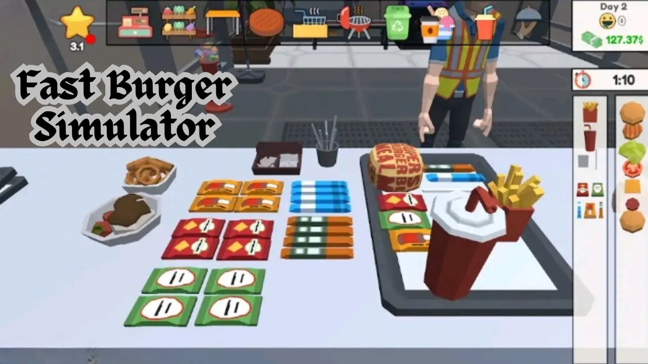 Fast Burger Simulator Android Gameplay