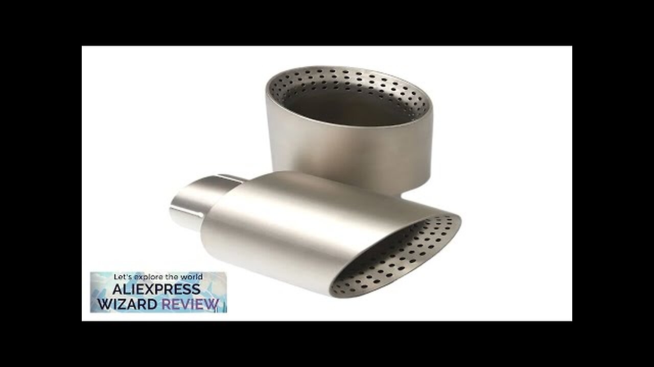 1PC Car Accessories Exhaust Tip 2.5 IN Inlet Nozzle 304 Stainless Steel Review