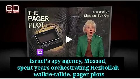 Full '60 MINUTES' interview with a member of Mossad regarding EXPLODING PAGERS