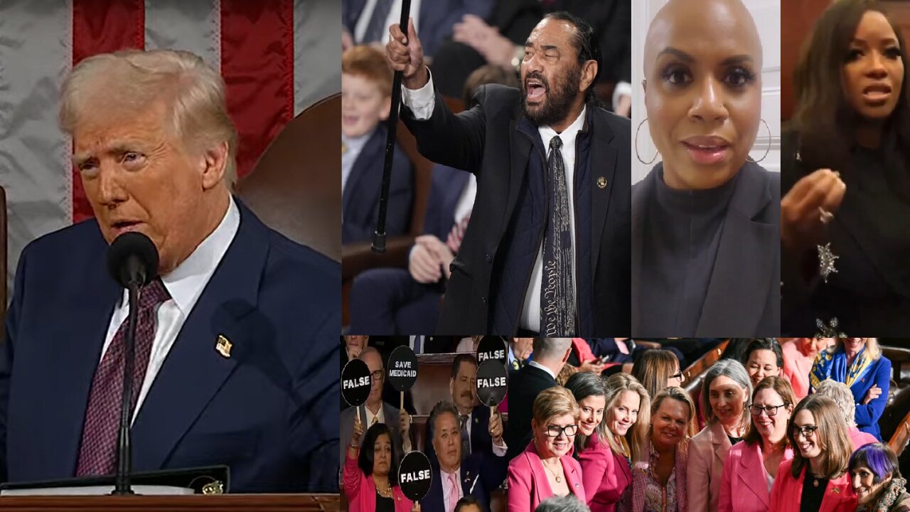 Trump's Address Shows Dems Hate America, Blacks Are Democrats Crash Dummies & Feminists Hate Women