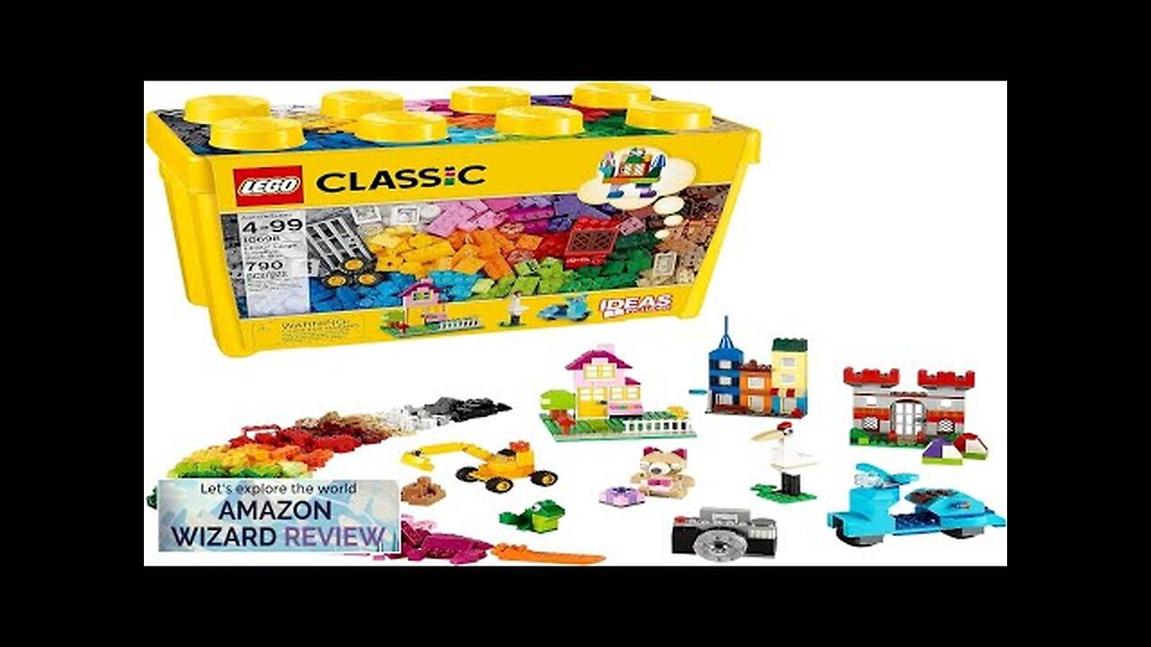 LEGO Classic Large Creative Brick Box 10698 Building Toy Set for Back Review