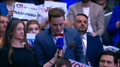 During a question to Putin on the live broadcast, a journalist proposed