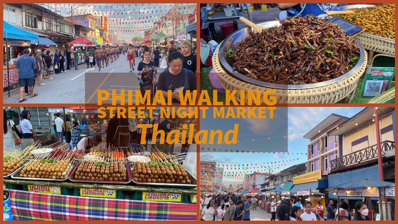 Phimai Ancient Night Market - Phimai Festival November 2025 - Thailand