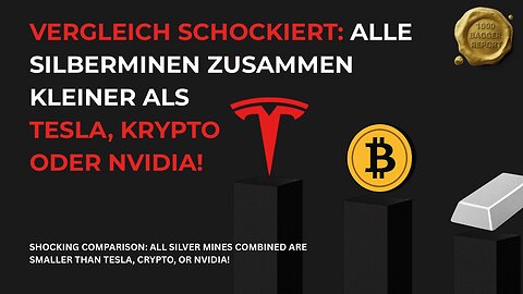 Vergleich schockiert: Alle Silberminen zusammen kleiner als Tesla, Krypto oder Nvidia!