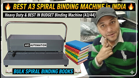 📊 Best Spiral Binding Machine in India 2026 | Top A3 Picks & Buying Guide!
