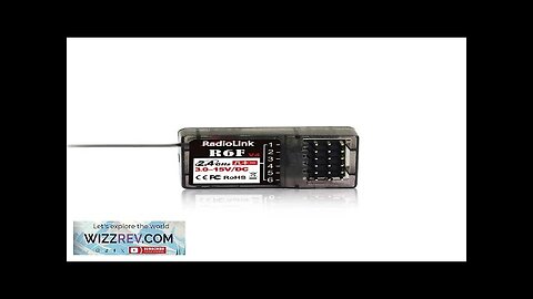 Radiolink R6F V4 2.4GHz 6CH FHSS Long Range Receiver for RC Car Review