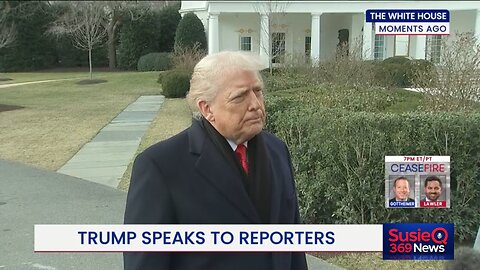 Trump Leaves for Palm Beach, Florida JAN 16