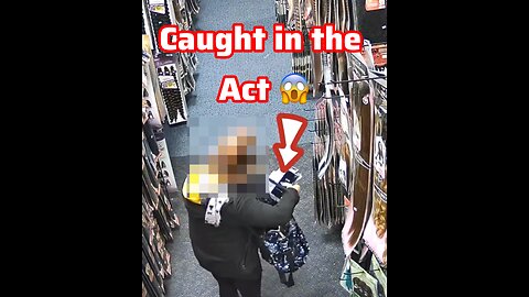 She tried to steal but got caught 😳