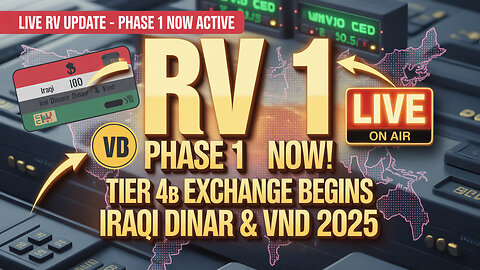 🚨 RV Phase 1 LIVE NOW Tier 4B Exchange Begins – Iraqi Dinar & VND 2025 💰 💥 Today's IQD News!