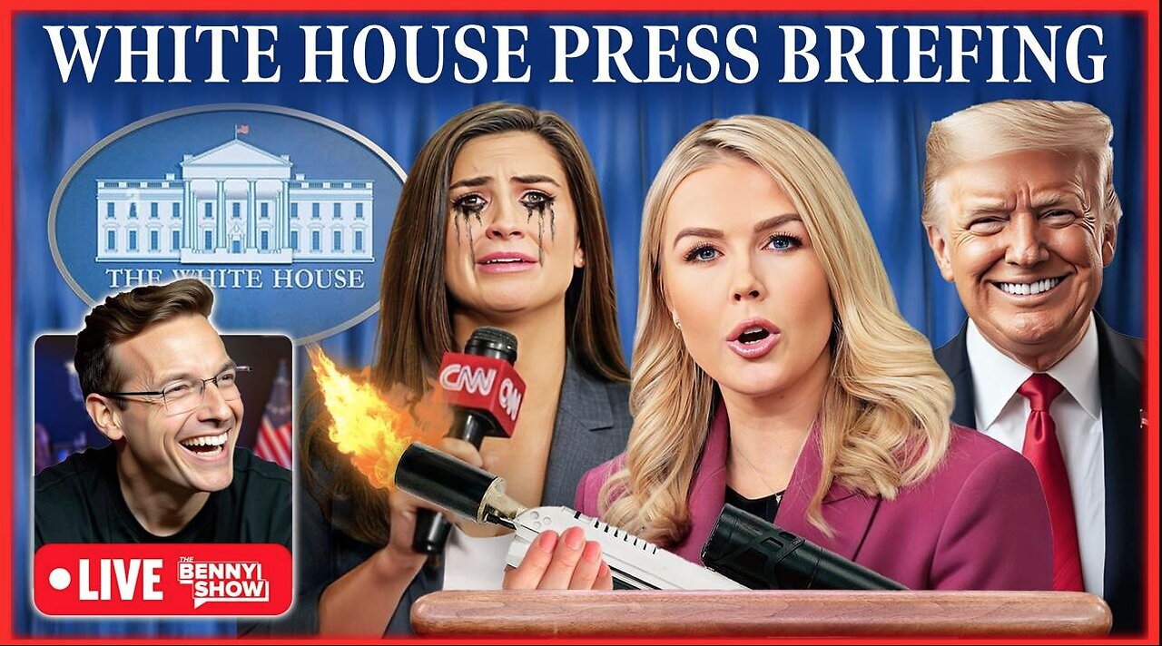 White House Press Briefing LIVE Right Now After Lib Media MELTDOWN Over Trump Speech!