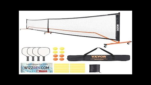 VEVOR Pickleball Net Set 22FT Regulation Size Portable Pickleball System with Bags Review