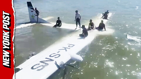 Passengers escape harrowing plane crash in Indonesia