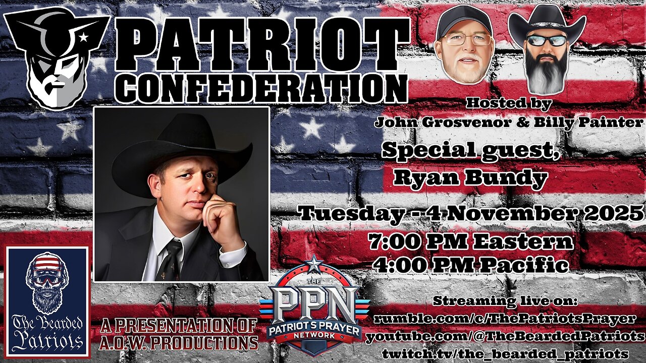 Patriot Confederation - Ryan Bundy Interview (November 4, 2025)