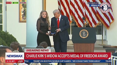 President Trump Awards Charlie Kirk the Medal of Freedom | Commercial Free | 10-14-2025